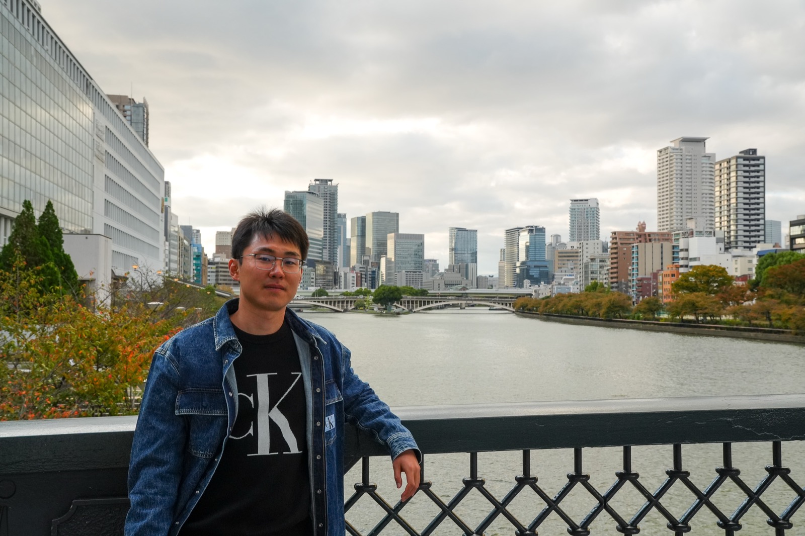 Osaka Castle and its grounds.